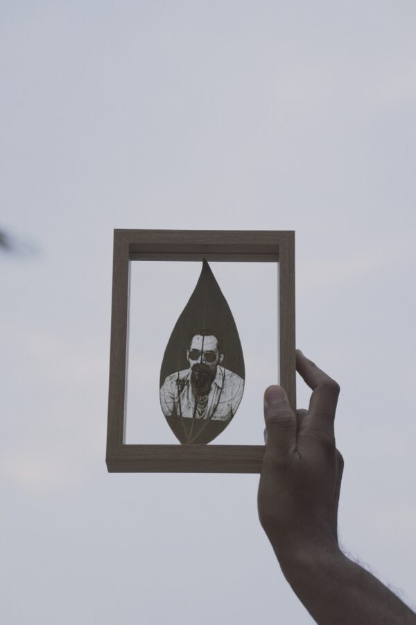 Custom Photo Leaf Engraving- Wooden Frame - Image 3